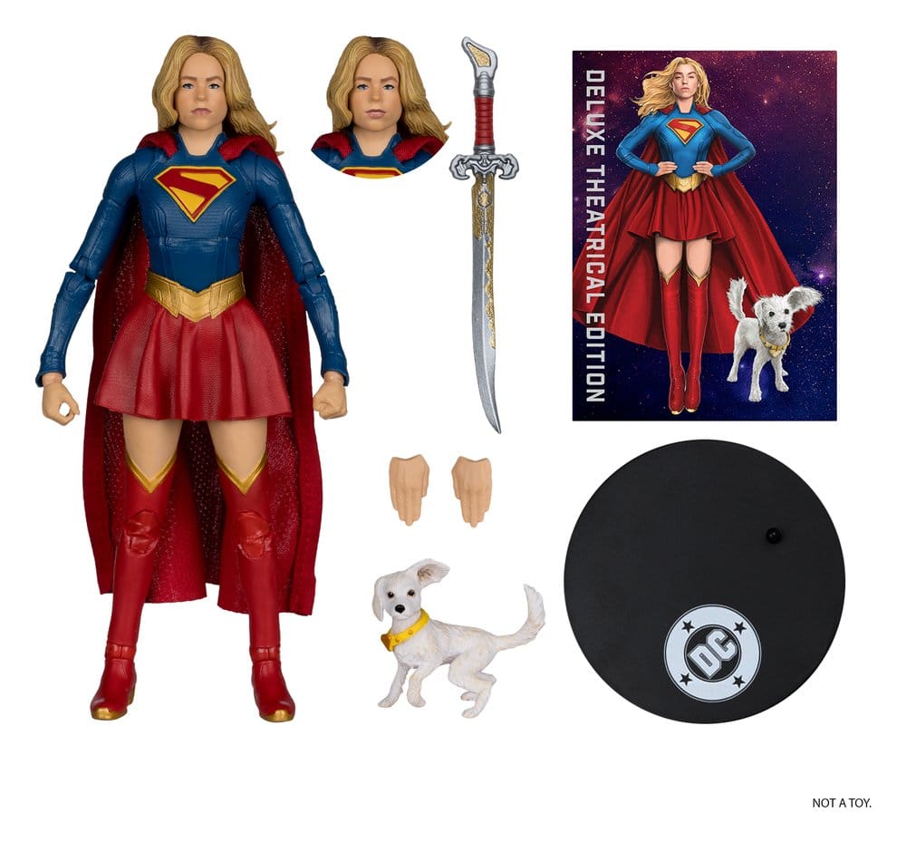 Supergirl (2026) DC Theatrical Deluxe Edition Figura Supergirl & Baby Krypto 17 cm