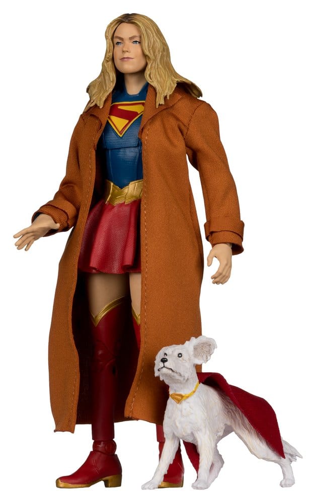 Supergirl (2026) DC Theatrical Deluxe Edition Figura Supergirl & Krypto (Gold Label) 17 cm Frikytopia