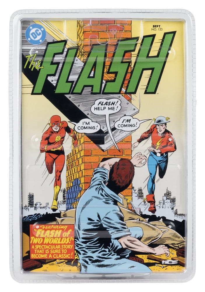 DC Direct  Page Punchers Figura The Flash Jay Garrick (The Flash #123) (Red Platinum Edition) 18 cm