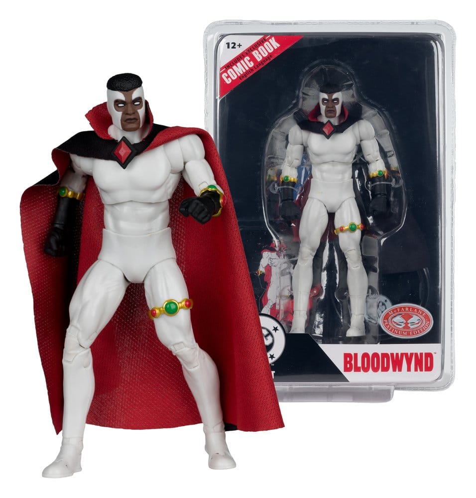 DC Direct Page Punchers Figura Bloodwynd (Justice League #77) (Red Platinum Edition) 18 cm
