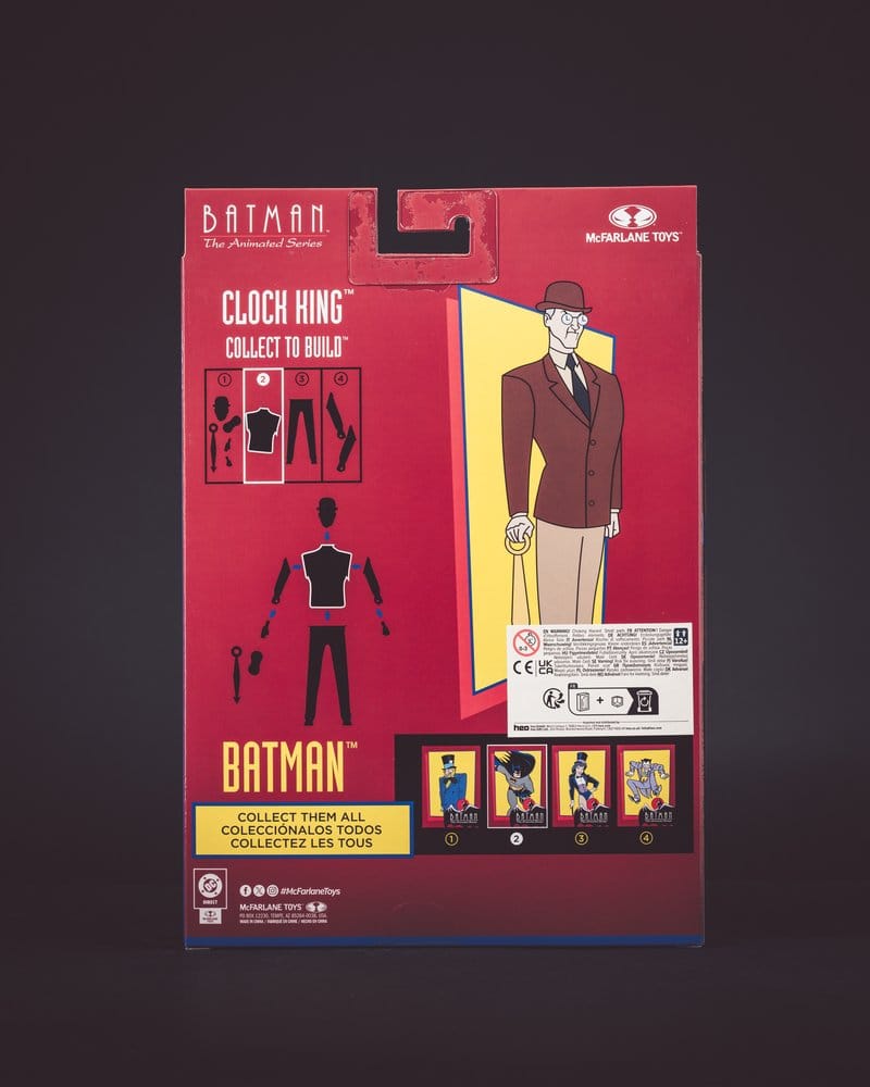 Batman: The Animated Series Build-A DC Direct Figuras Wave 7 Batman (Alternate Expressions) (Platinum Edition) 15 cm