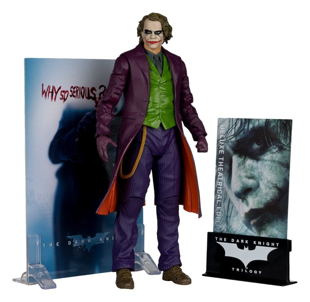 El caballero oscuro DC Multiverse Deluxe Theatrical Edition Figura Joker 18 cm