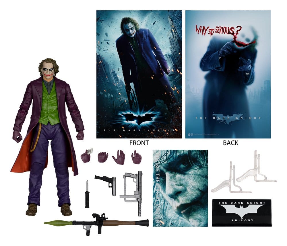 El caballero oscuro DC Multiverse Deluxe Theatrical Edition Figura Joker 18 cm