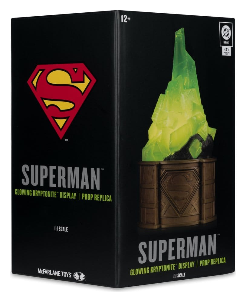 Superman DC Direct Réplica 1/1 Kryptonite Display (Gold Label) 18 cm
