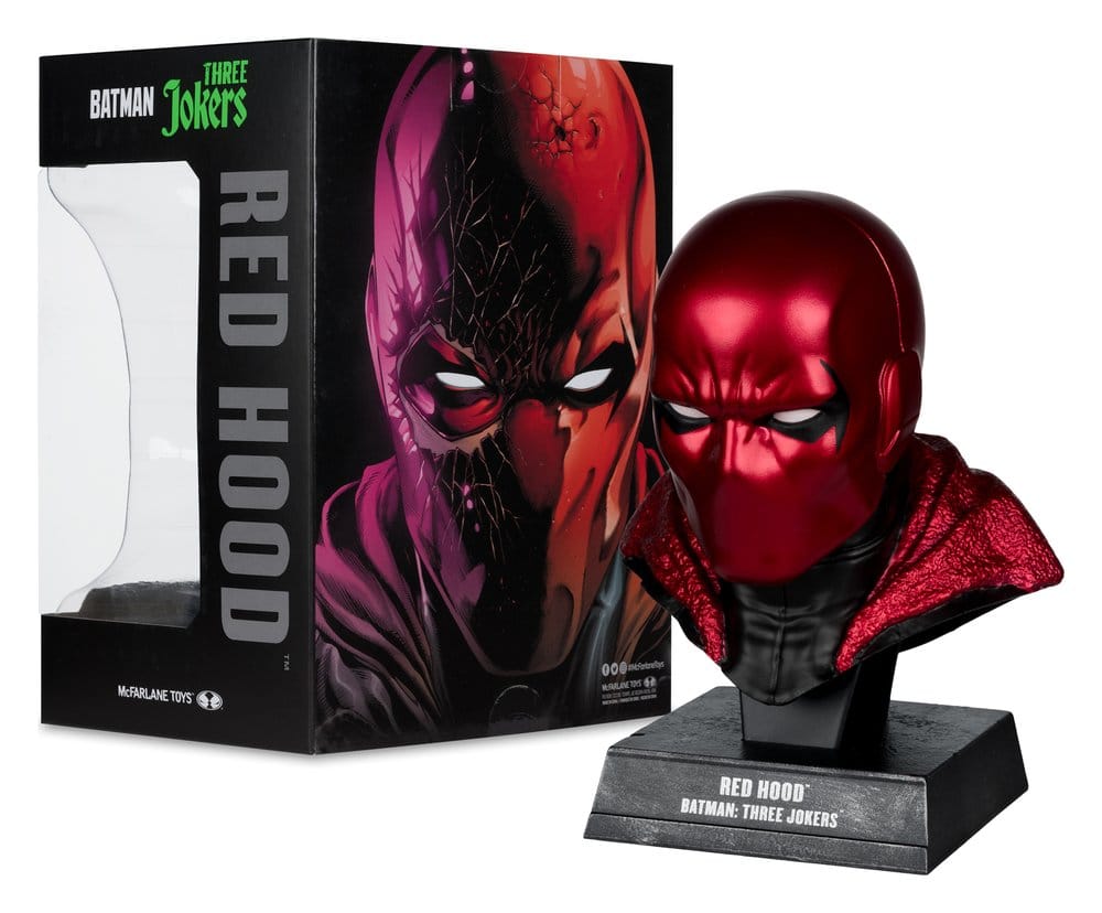 DC Direct Réplica 1/3 Red Hood Cowl (Batman: Three Jokers) 18 cm&nbsp;