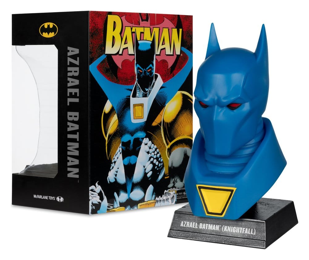 Batman DC Direct Mini-Réplica 1/3 Azrael Batman Máscara (Batman: Knightfall) (Gold Label Collection) 18 cm