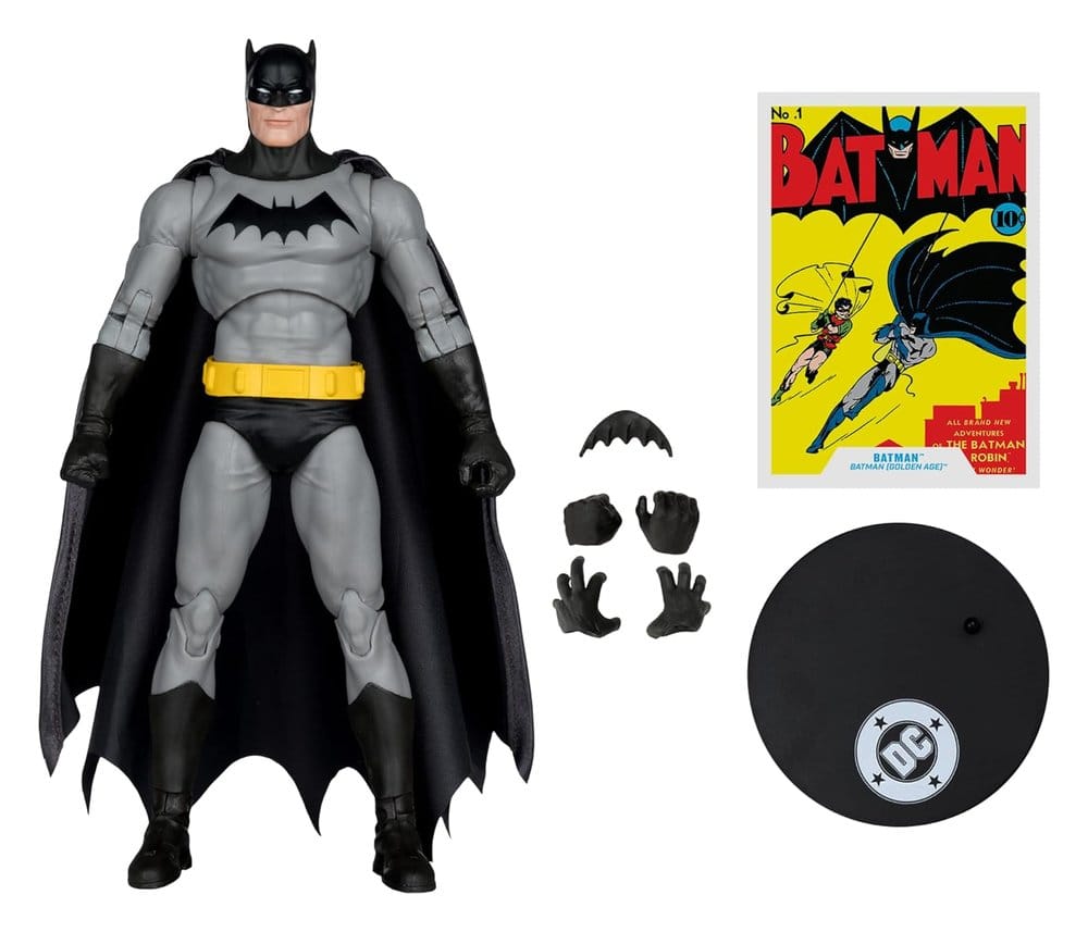 DC MULTIVERSE 7INCH BATMAN #1 PLATINUM ACTION Figura
