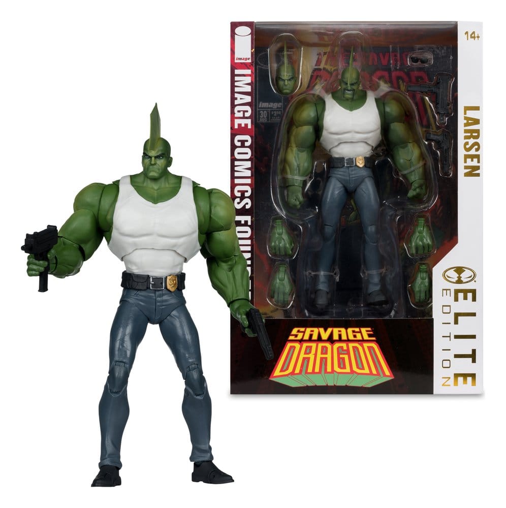 MCFARLANE ELITE EDITION  SAVAGE DRAGON  ACTION Figura