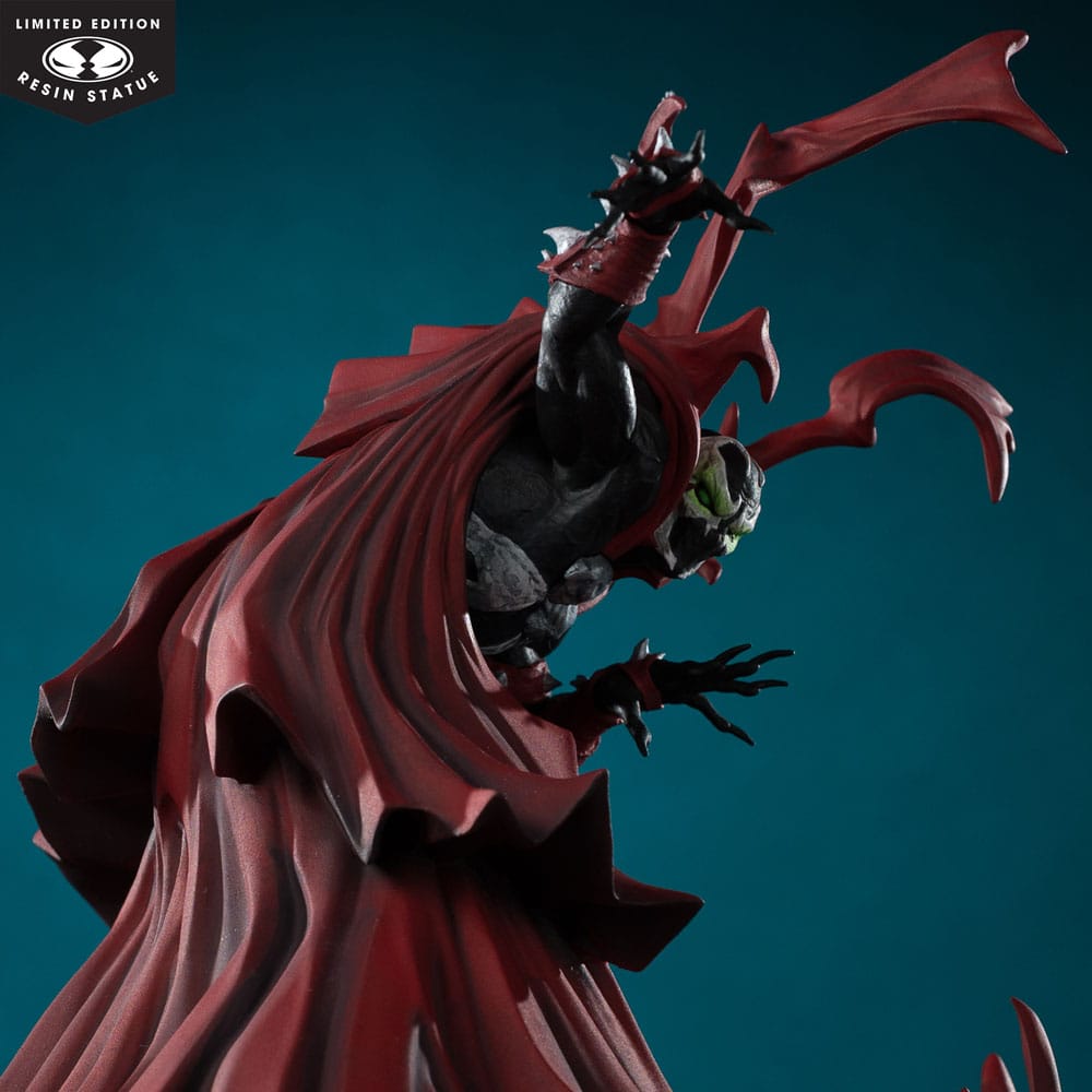 SPAWN BLACK WHITE & RED ALL OVER SPAWN BY GREG CAPULLO RESIN Estatua