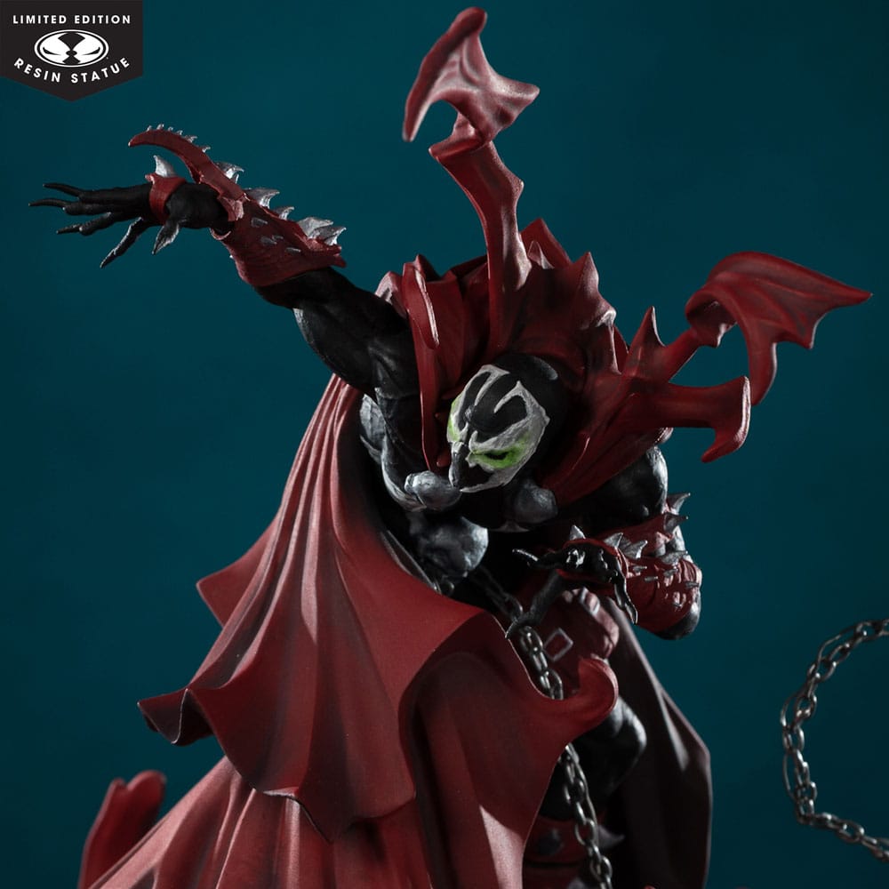 SPAWN BLACK WHITE & RED ALL OVER SPAWN BY GREG CAPULLO RESIN Estatua