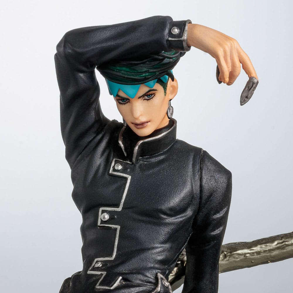 JoJo's Bizarre Adventure Figura Bolígrafo Rohan Kishibe Black Ver. 19 cm