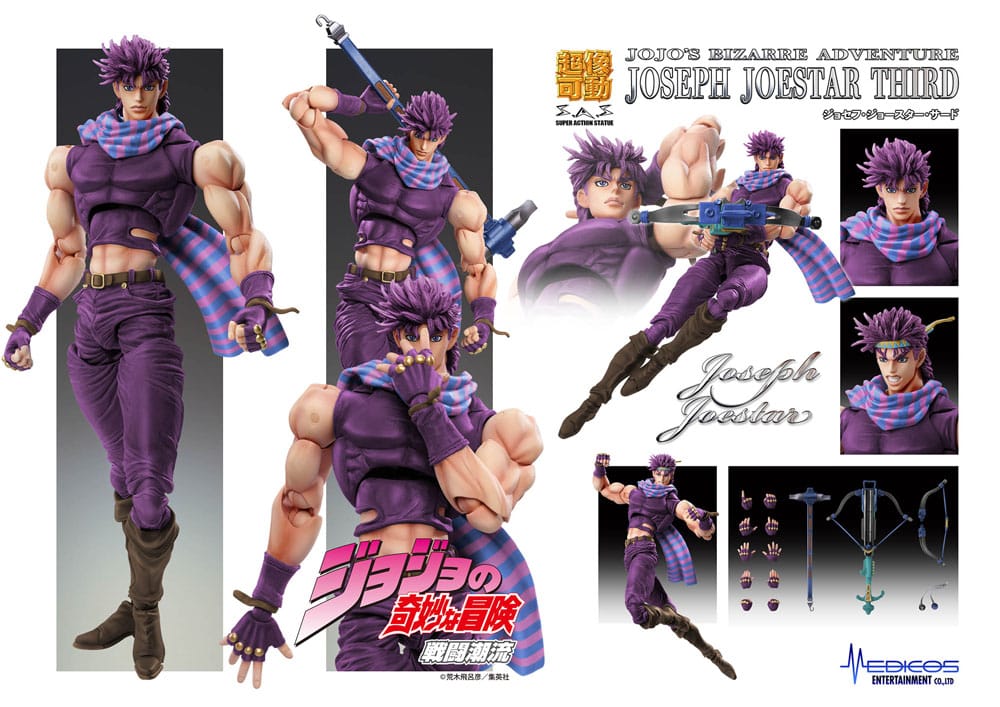 JoJo's Bizarre Adventure Battle Tendency Figura Chozokado Joseph Joestar Third 16 cm
