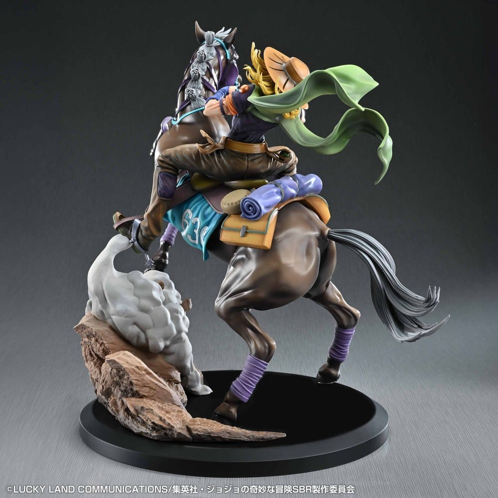 JoJo's Bizarre Adventure: Steel Ball Run Figura Gyro Zeppeli & Valkyrie 31 cm