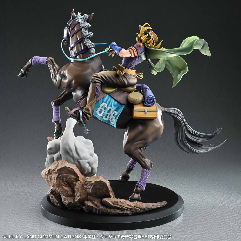 JoJo's Bizarre Adventure: Steel Ball Run Figura Gyro Zeppeli & Valkyrie 31 cm