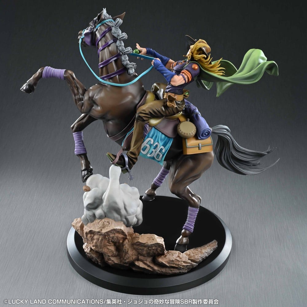 JoJo's Bizarre Adventure: Steel Ball Run Figura Gyro Zeppeli & Valkyrie 31 cm