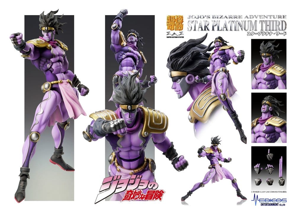 JoJo's Bizarre Adventure: Stardust Crusaders Chozokado Figura Star Platinum Third 17 cm