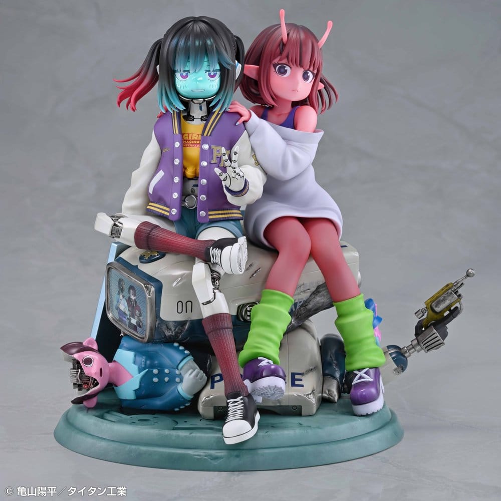 Milky Subway The Galactic Limited Express Pack de 2 Figuras PVC Chiharu & Makina 18 cm Frikytopia