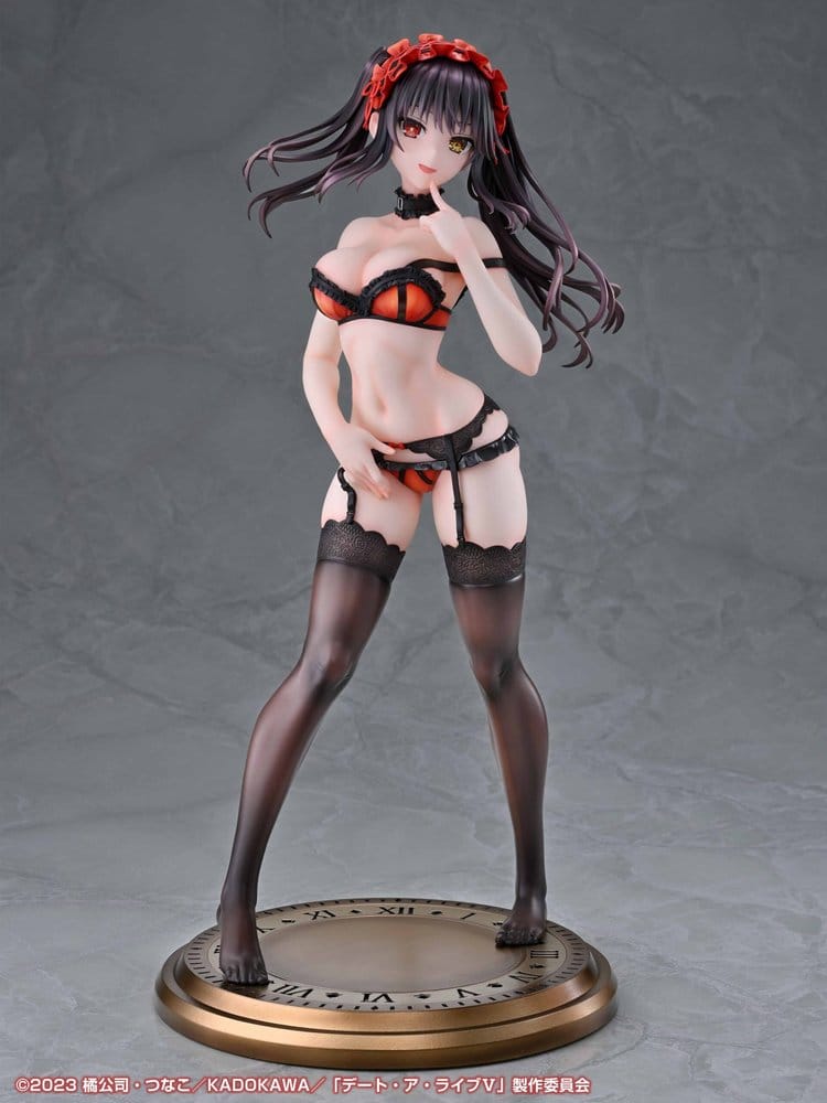 Date A Live V Figura PVC 1/4 Re:Dress Kurumi Tokisaki Dress shirt Ver. 40 cm