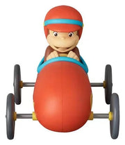 Jorge el curioso UDF Figura Mini con Carrito 6 cm