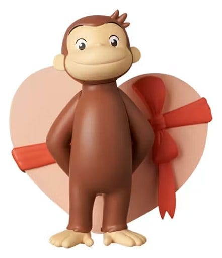 Jorge el curioso UDF Figura Mini con Corazón 6 cm Frikytopia