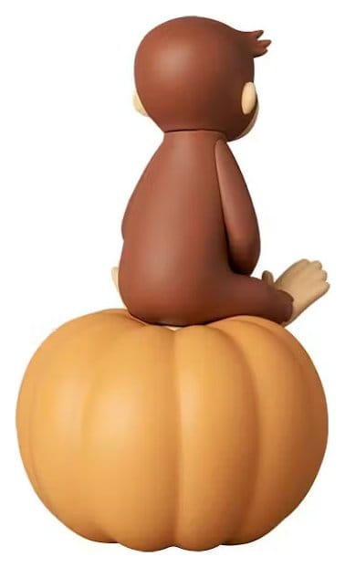 Jorge el curioso UDF Figura Mini con Calabaza 6 cm