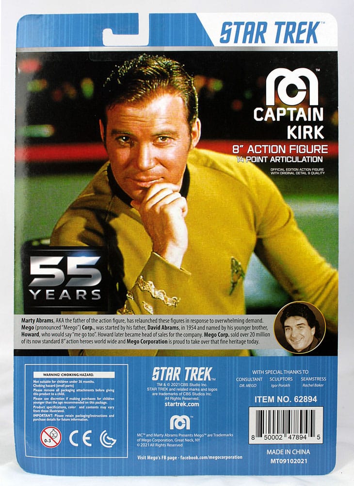 Star Trek Figura Kirk 55th Anniversary 20 cm