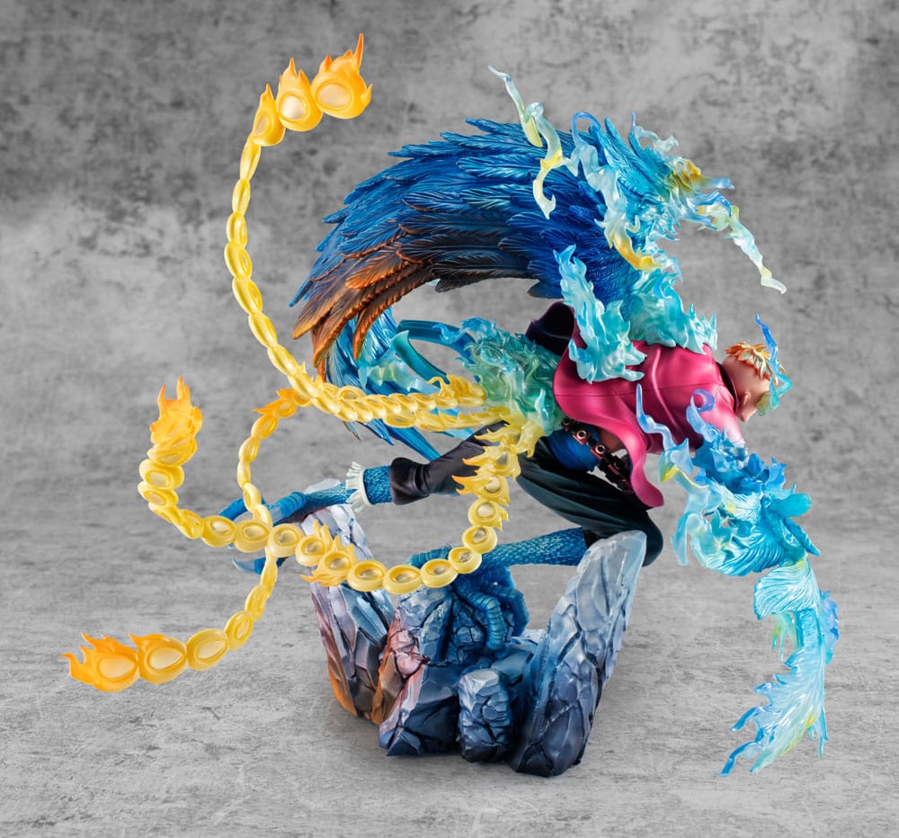 One Piece Estatua PVC P.O.P. MAS Maximum Marco the Phoenix Leader of 1st group of Whitebeard Pirates 32 cm