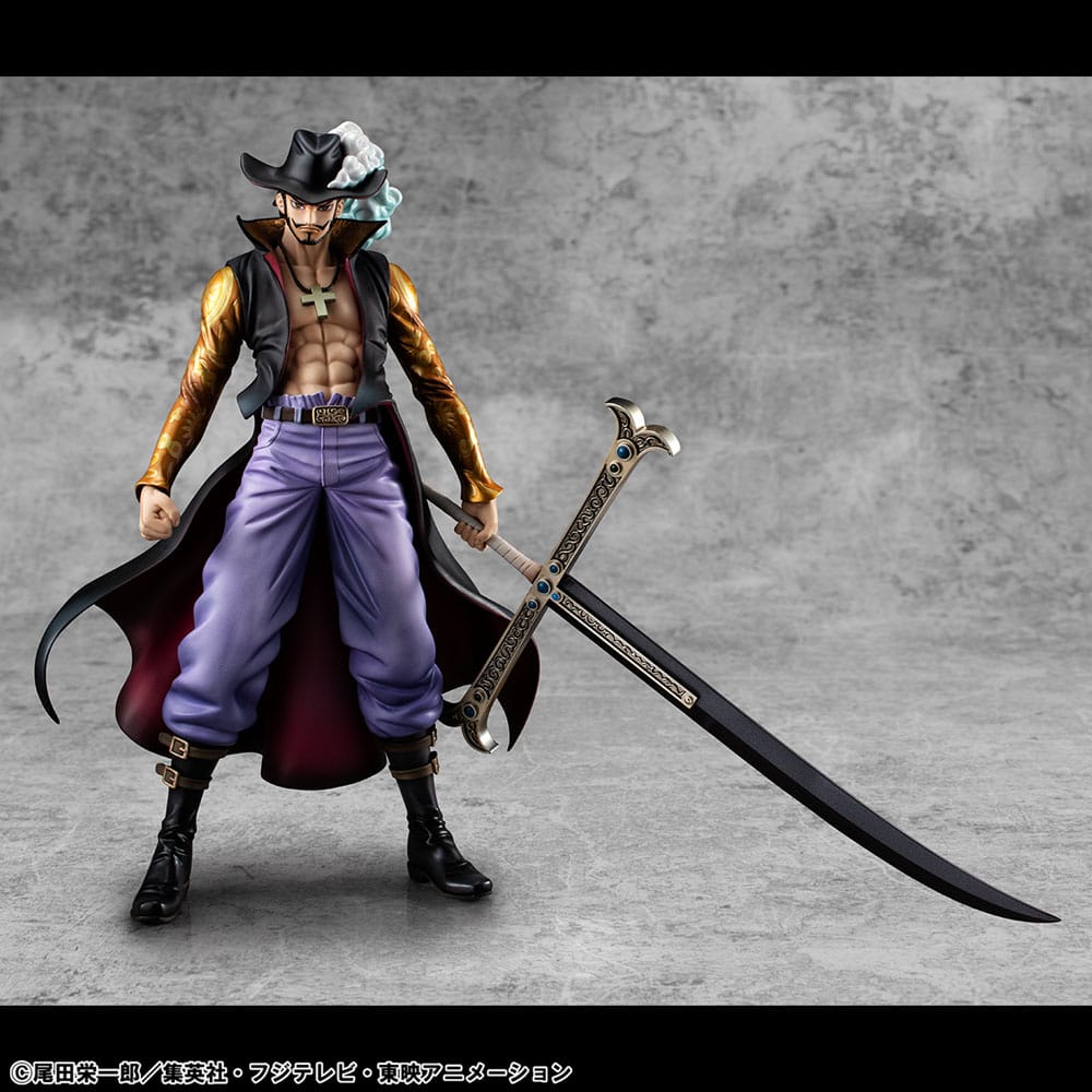 One Piece Estatua PVC P.O.P. SA-MAXIMUM Hawk Eye Dracule Mihawk Ver. R 29 cm