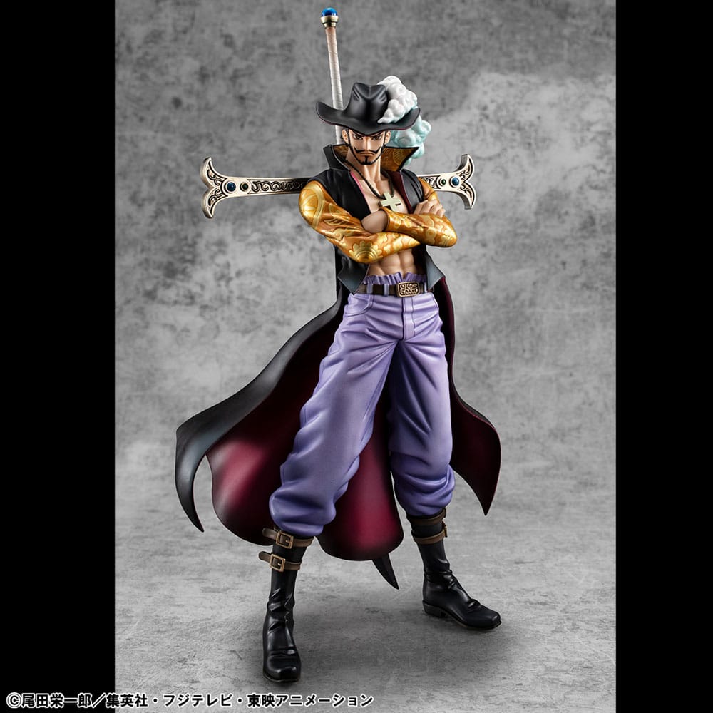 One Piece Estatua PVC P.O.P. SA-MAXIMUM Hawk Eye Dracule Mihawk Ver. R 29 cm