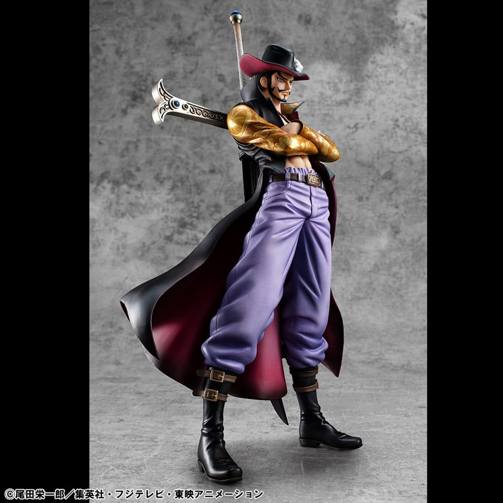 One Piece Estatua PVC P.O.P. SA-MAXIMUM Hawk Eye Dracule Mihawk Ver. R 29 cm