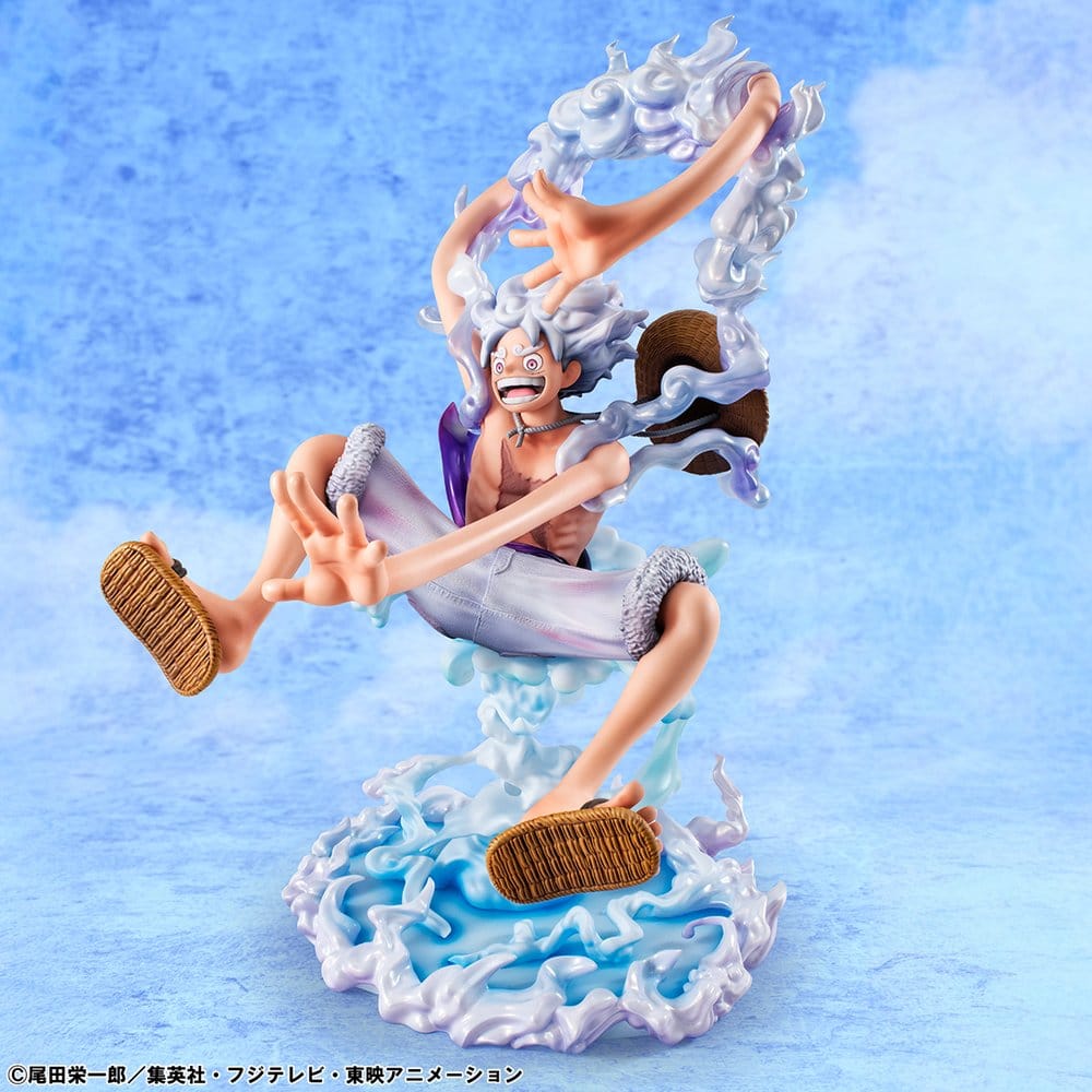 One Piece Figura PVC Portrait.Of.Pirates "Evolutionary History" Monkey D. Luffy "Gear Fifth" 26 cm Frikytopia