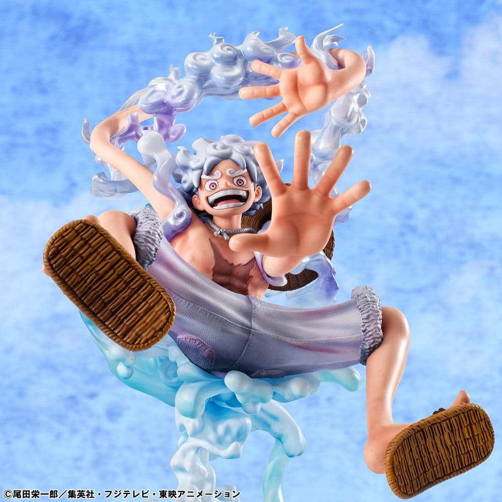 One Piece Figura PVC Portrait.Of.Pirates "Evolutionary History" Monkey D. Luffy "Gear Fifth" 26 cm