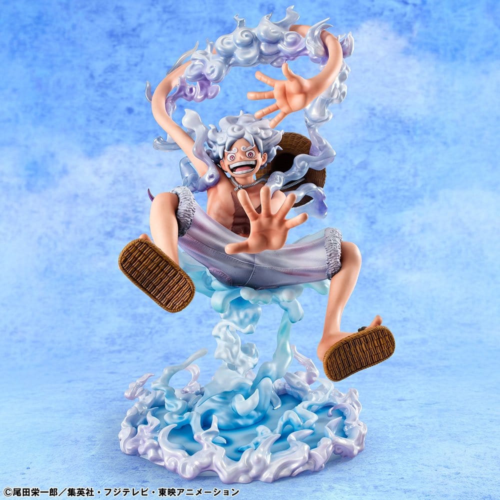 One Piece Figura PVC Portrait.Of.Pirates "Evolutionary History" Monkey D. Luffy "Gear Fifth" 26 cm