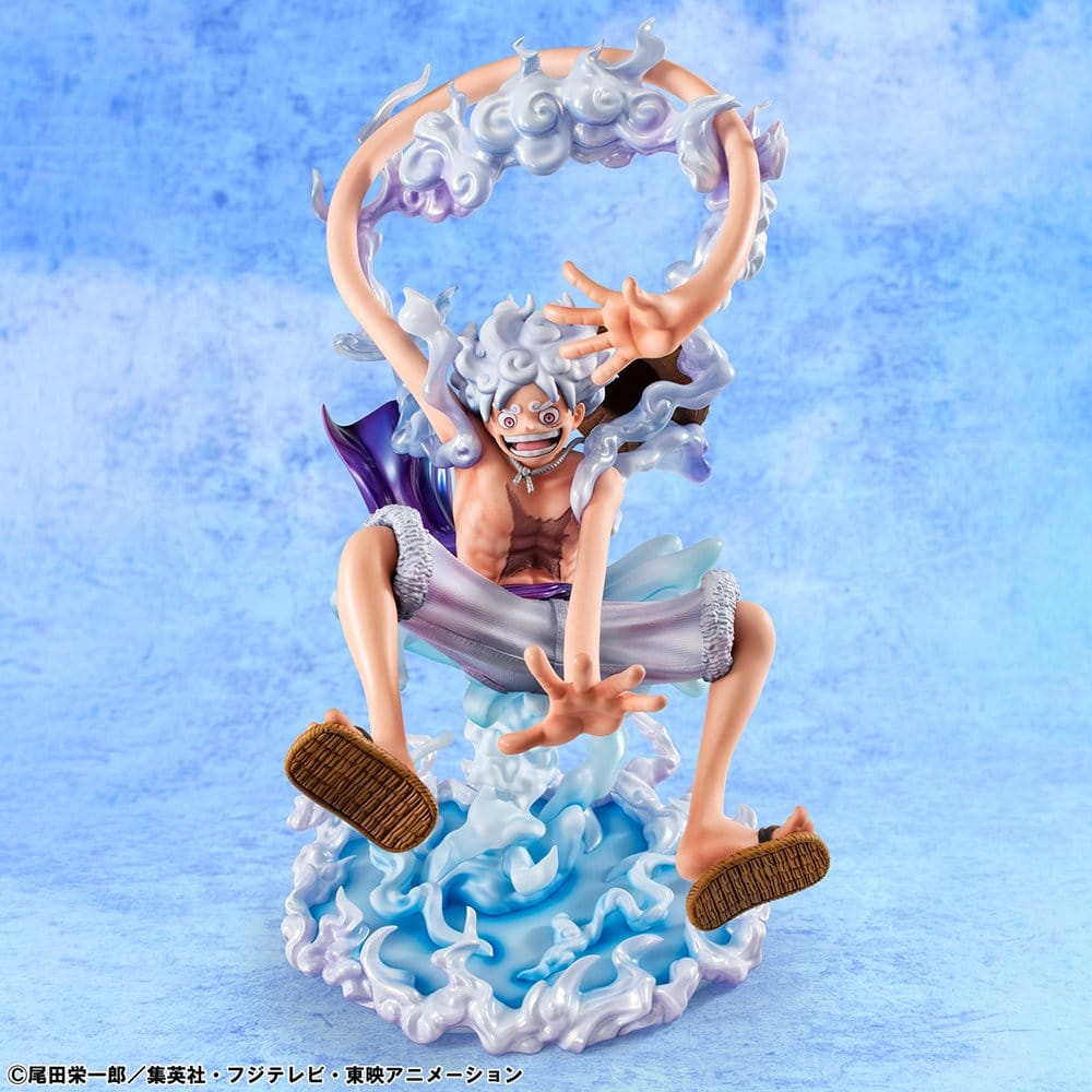 One Piece Figura PVC Portrait.Of.Pirates "Evolutionary History" Monkey D. Luffy "Gear Fifth" 26 cm