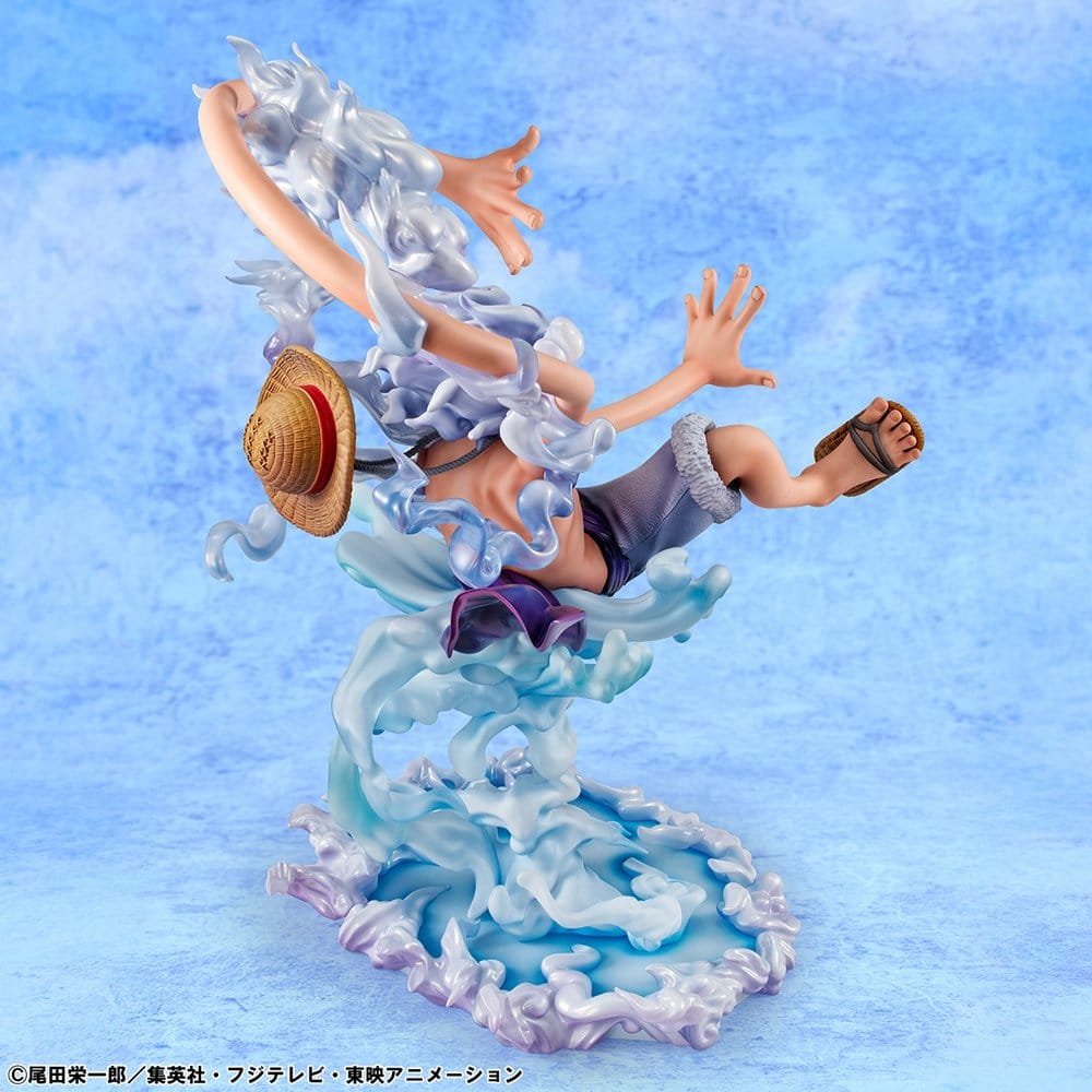 One Piece Figura PVC Portrait.Of.Pirates "Evolutionary History" Monkey D. Luffy "Gear Fifth" 26 cm