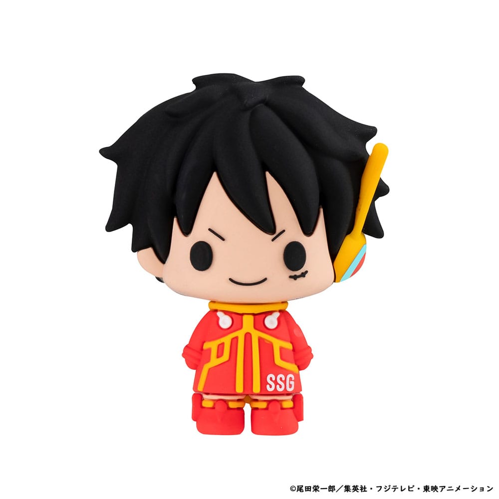 One Piece Chokorin Mascot Series Pack de 6 Figuras Egghead Ver. 5 cm