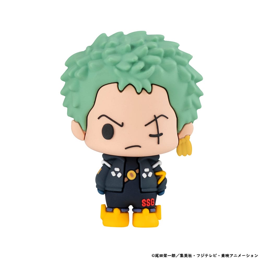 One Piece Chokorin Mascot Series Pack de 6 Figuras Egghead Ver. 5 cm