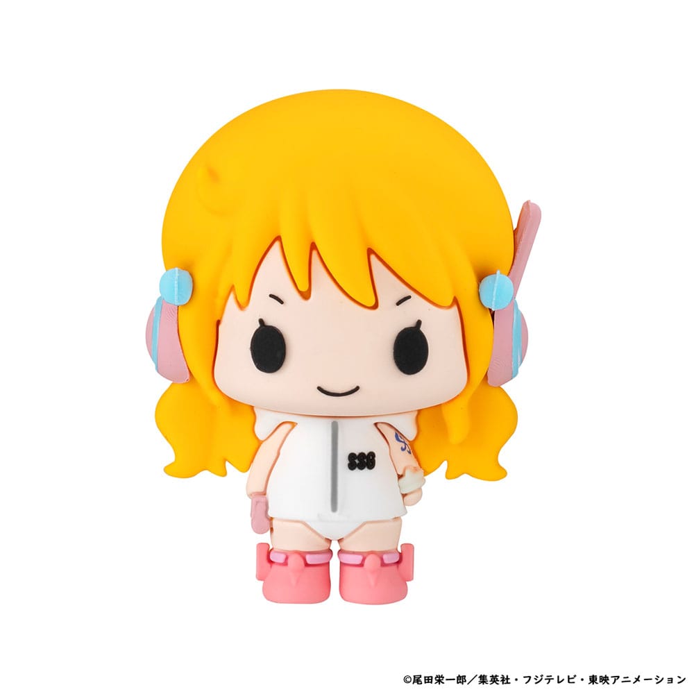 One Piece Chokorin Mascot Series Pack de 6 Figuras Egghead Ver. 5 cm