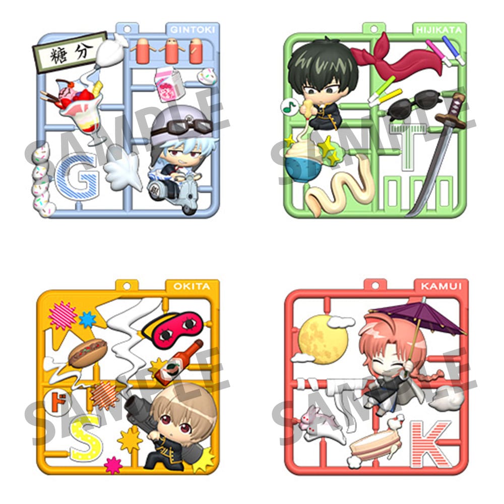 Gintama Colgantes Retro Mascot Surtido (4) Frikytopia