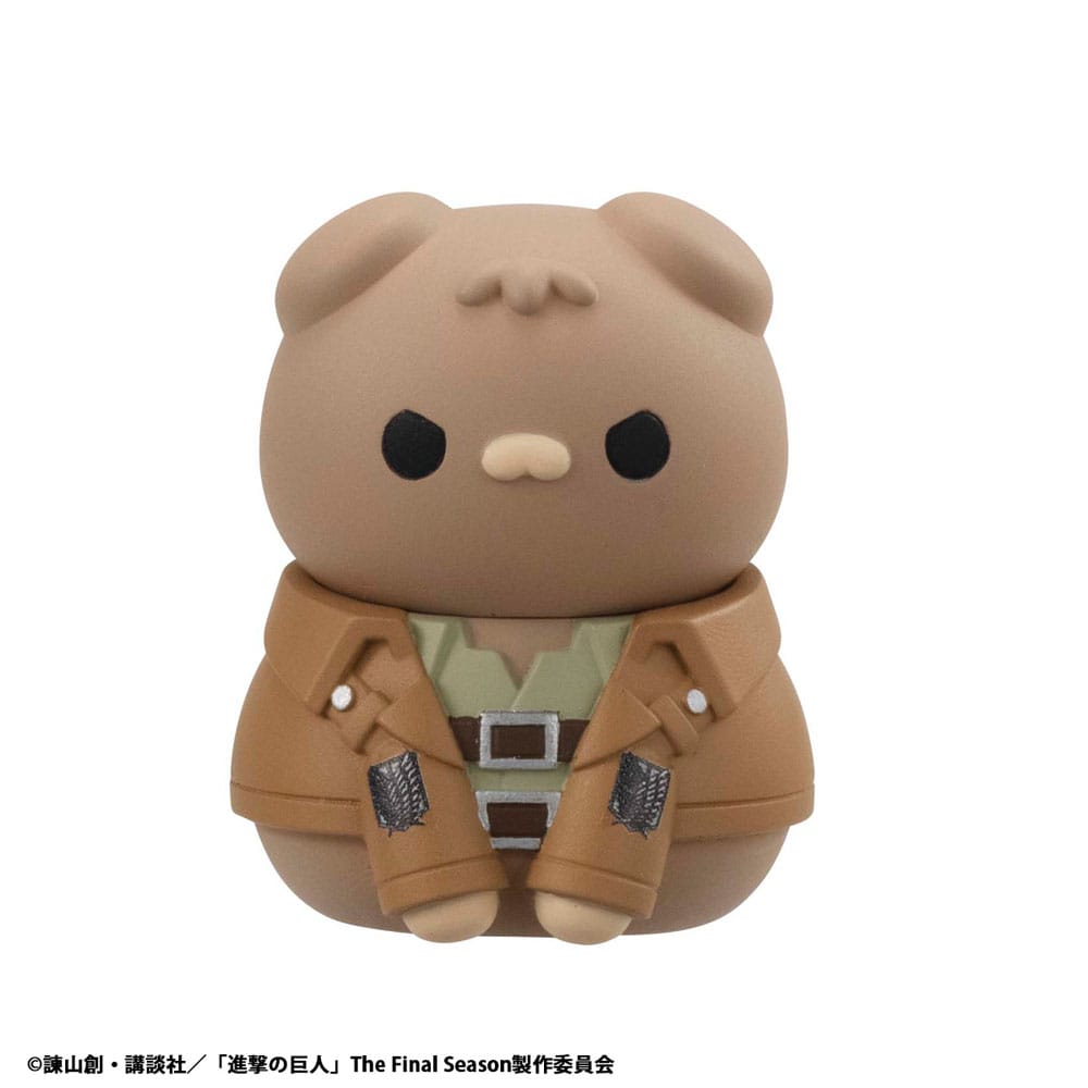 Attack on Titan Mega Cat Project Figuras Mini Attack on Tinyan Gathering Scout Regiment danyan! 3 cm Blind Box Expositor (8) (Repeat)