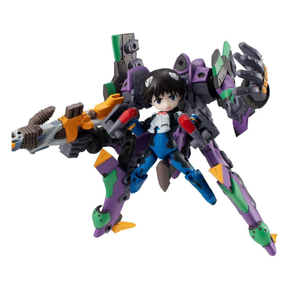 Evangelion Figura Desktop Army Shinji Ikari & Evangelion No. 1 New Theatrical Edition 15 cm Frikytopia
