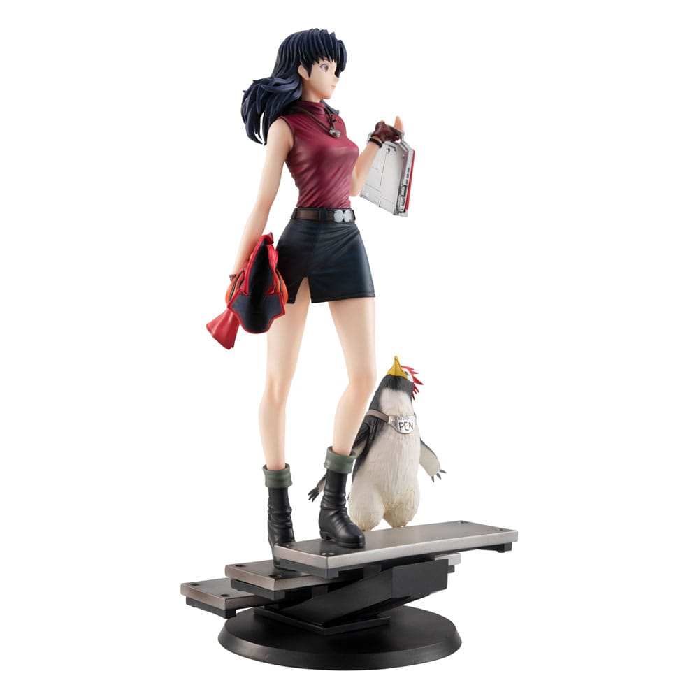Rebuild of Evangelion Estatua Gals PVC Misato Katsuragi & Pen Pen 25 cm