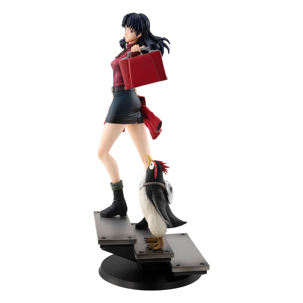 Rebuild of Evangelion Estatua Gals PVC Misato Katsuragi & Pen Pen 25 cm