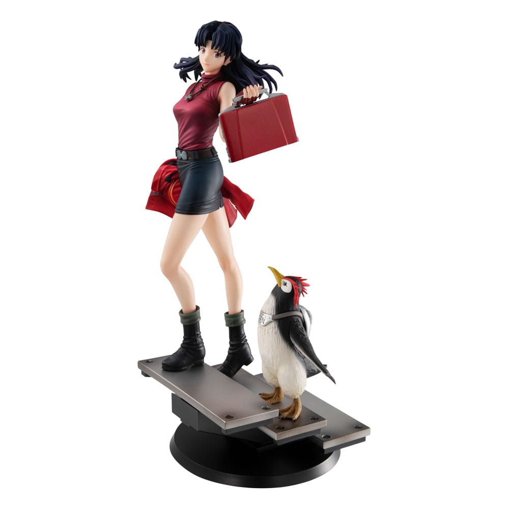 Rebuild of Evangelion Estatua Gals PVC Misato Katsuragi & Pen Pen 25 cm
