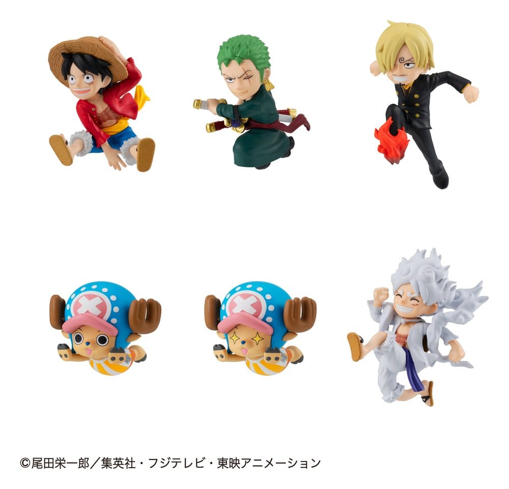 One Piece Tobimas Figuras Mini 5 cm Blind Box Expositor (6) (Repeat) Frikytopia