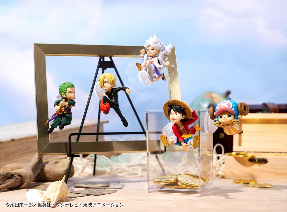 One Piece Tobimas Figuras Mini 5 cm Blind Box Expositor (6) (Repeat)