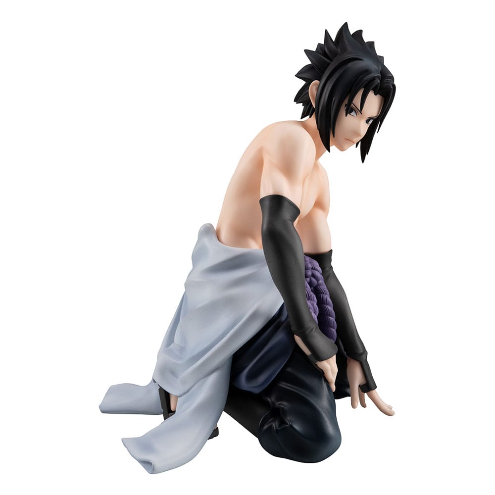 Naruto Shippuden G.E.M. Series Estatua PVC Sasuke Palm Size 12 cm Frikytopia