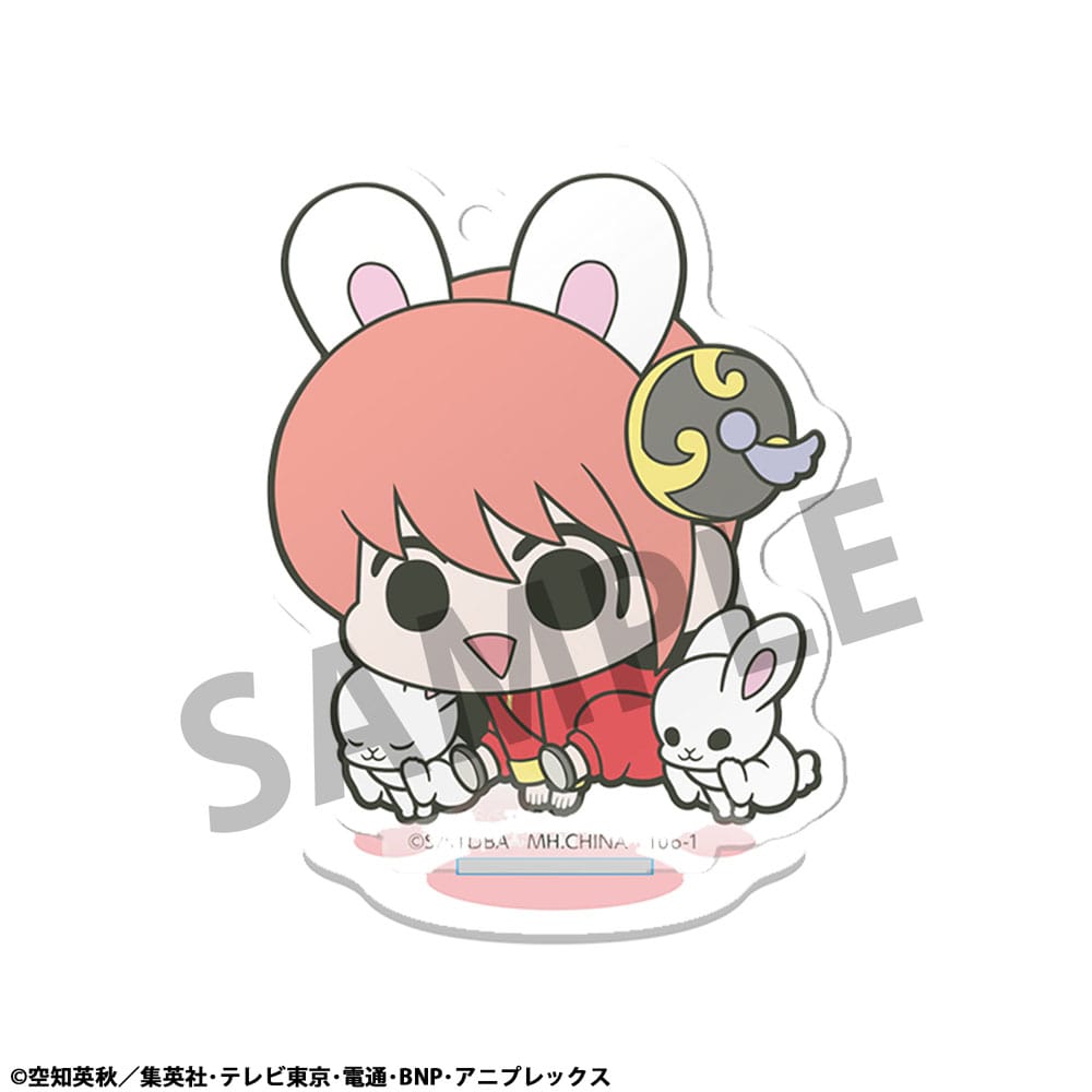 Gintama Figuras acrílico Prince Hata & Animal Paradise 6 cm Expositor (6)