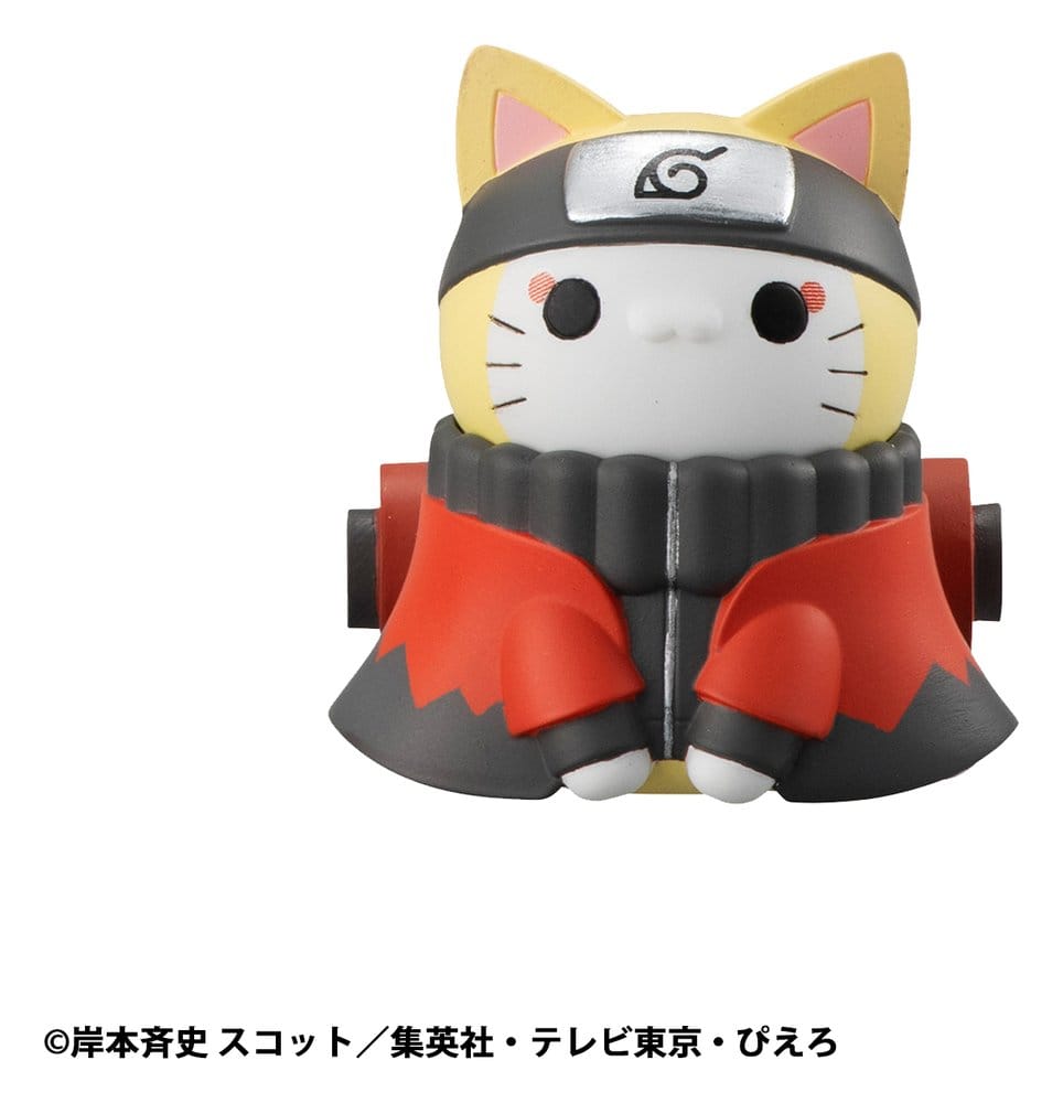 Naruto Shippuden Mega Cat Project Figuras Defense Battle of Village of Konoha! 3 cm Nyaruto! Cajas Sorpresas Surtido (8) (re-run)