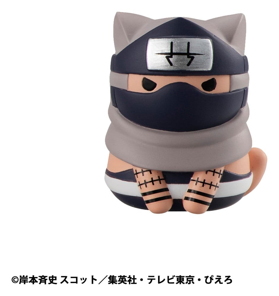Naruto Shippuden Mega Cat Project Figuras Defense Battle of Village of Konoha! 3 cm Nyaruto! Cajas Sorpresas Surtido (8) (re-run)